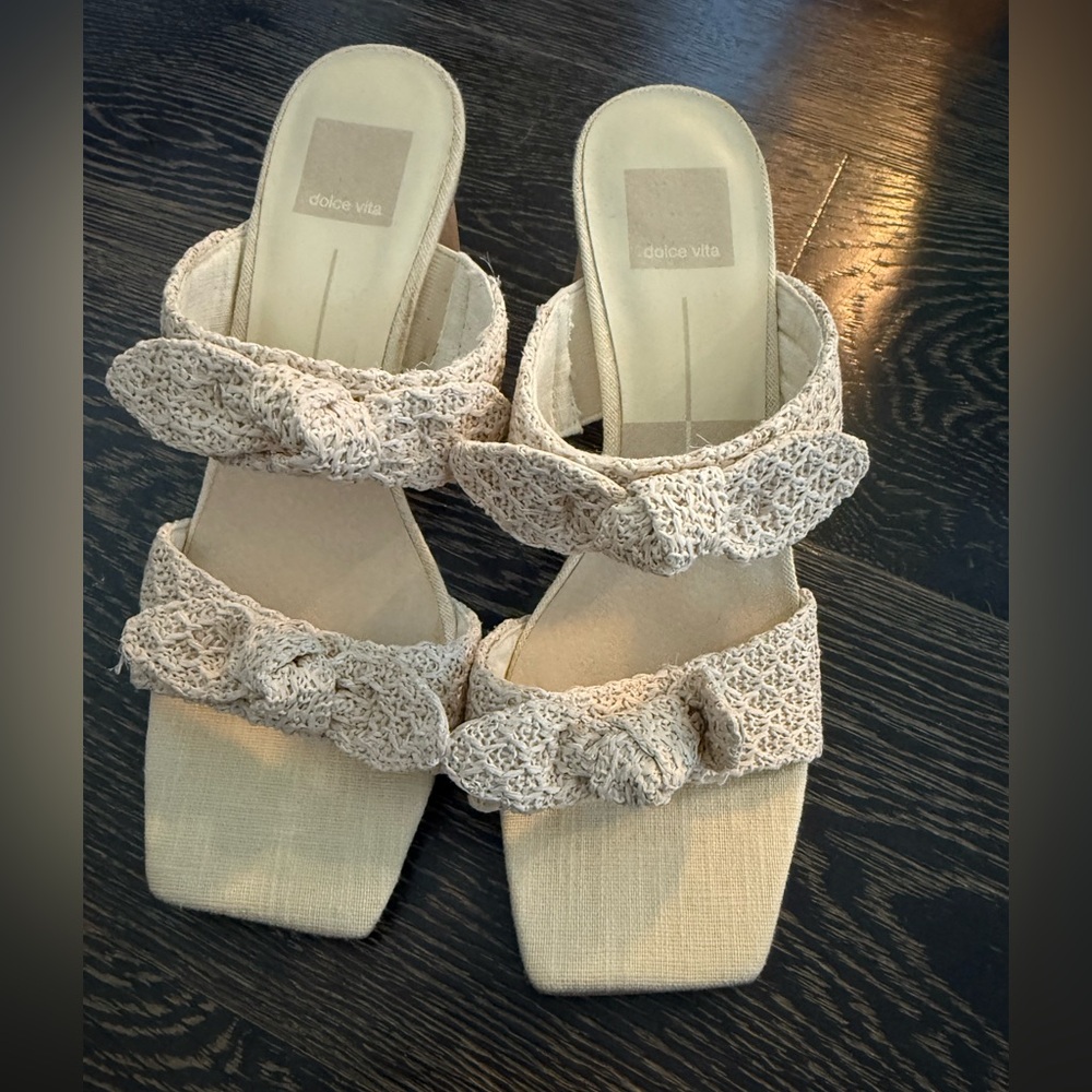 Dolce Vita Tan Women's Sandals with Knotted Detail